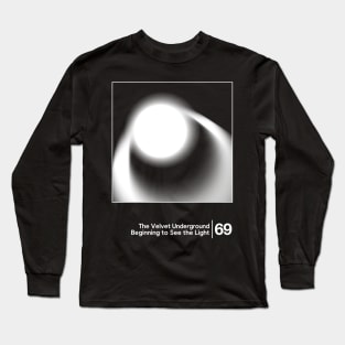 The Velvet Underground / Minimal Style Graphic Artwork Long Sleeve T-Shirt